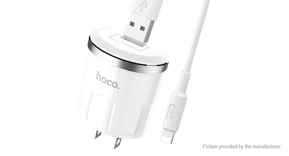 Authentic hoco C37 Single USB Wall Charger Power Adapter (US)