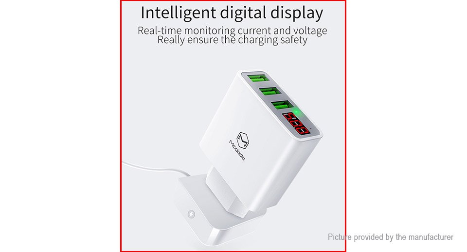 MCDODO CH-5030 3-Port USB Charger Travel Power Adapter (EU)