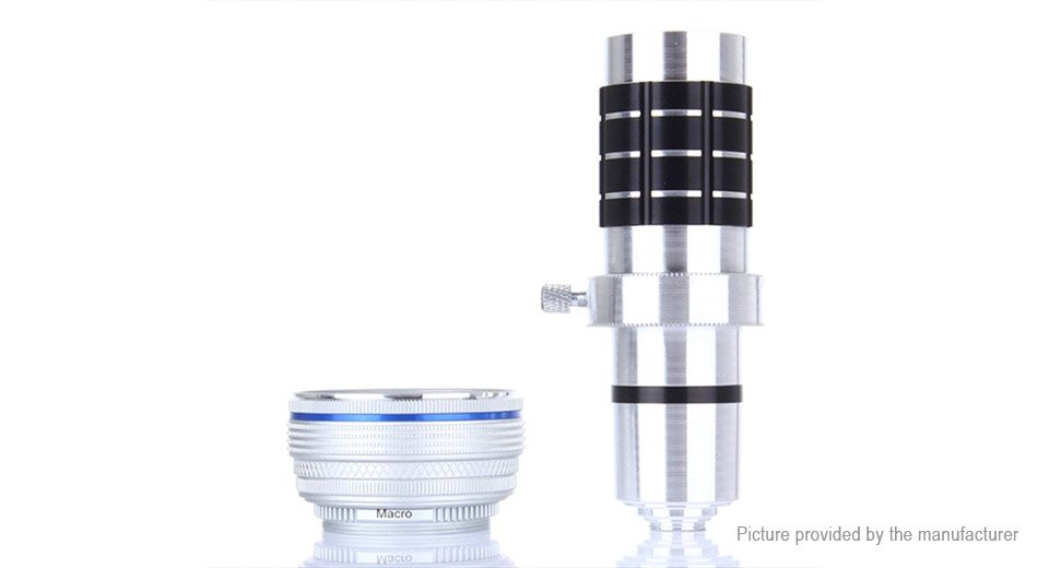 3-in-1 Clip-on Cell Phone Telephoto Lens Kit