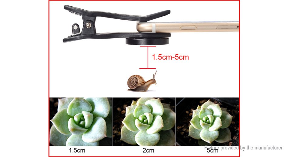 APEXEL APL-0610WM 2-in-1 Clip-on Camera Lens Kit