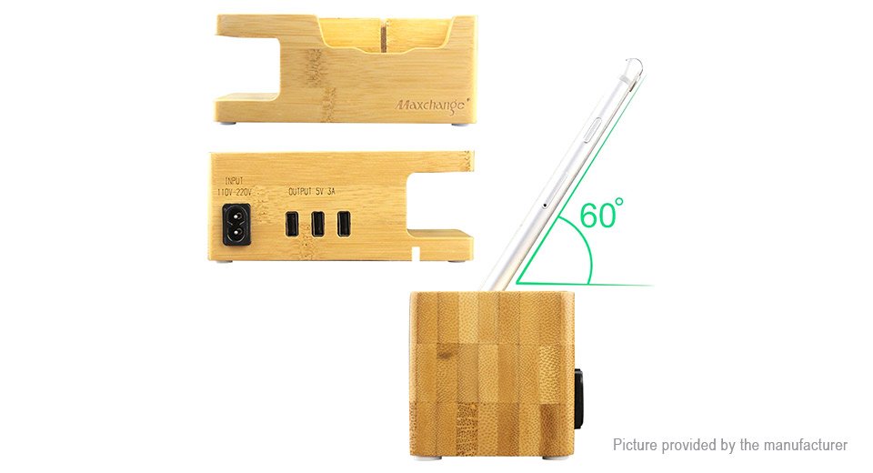 ZZ043 3-Port USB Charging Dock Cell Phone Stand Holder