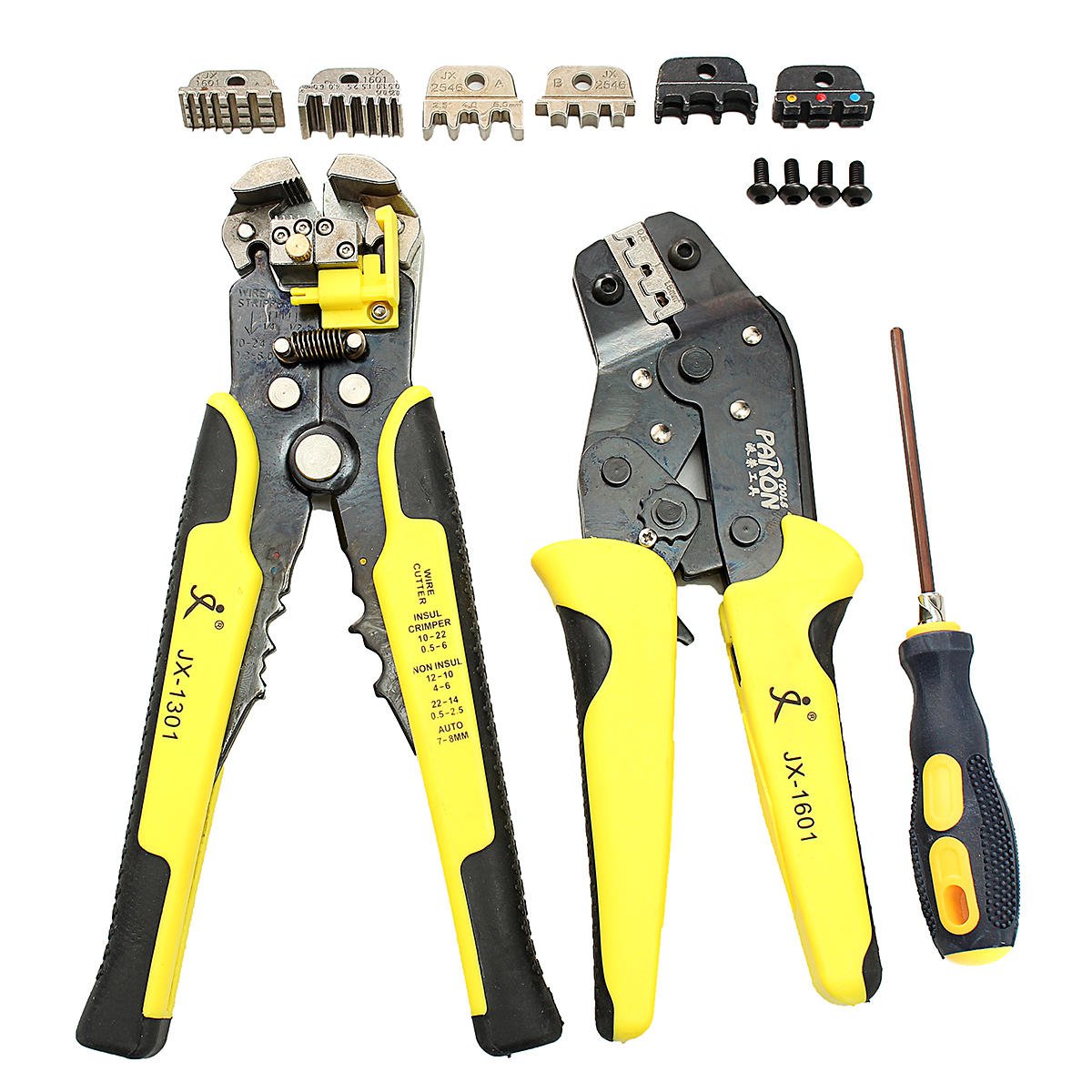 Wire Crimpers Engineering Ratcheting Terminal Crimping Pliers Tool Set