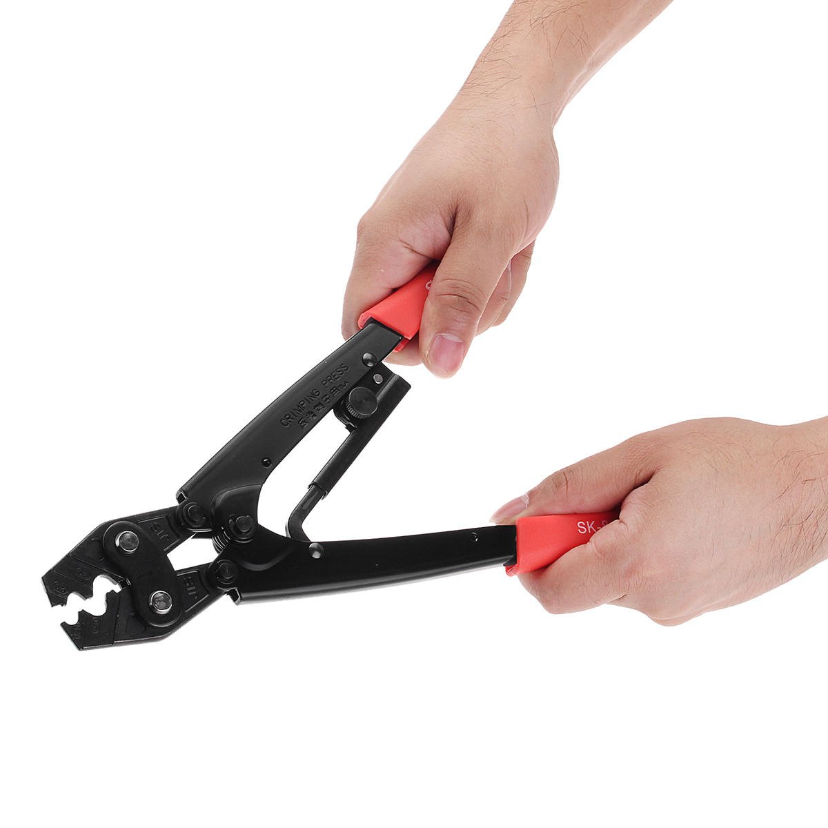 0.5 - 25mm² Ratchet Crimper Cable Wire Cutter Terminal Crimping Plier 4 Size