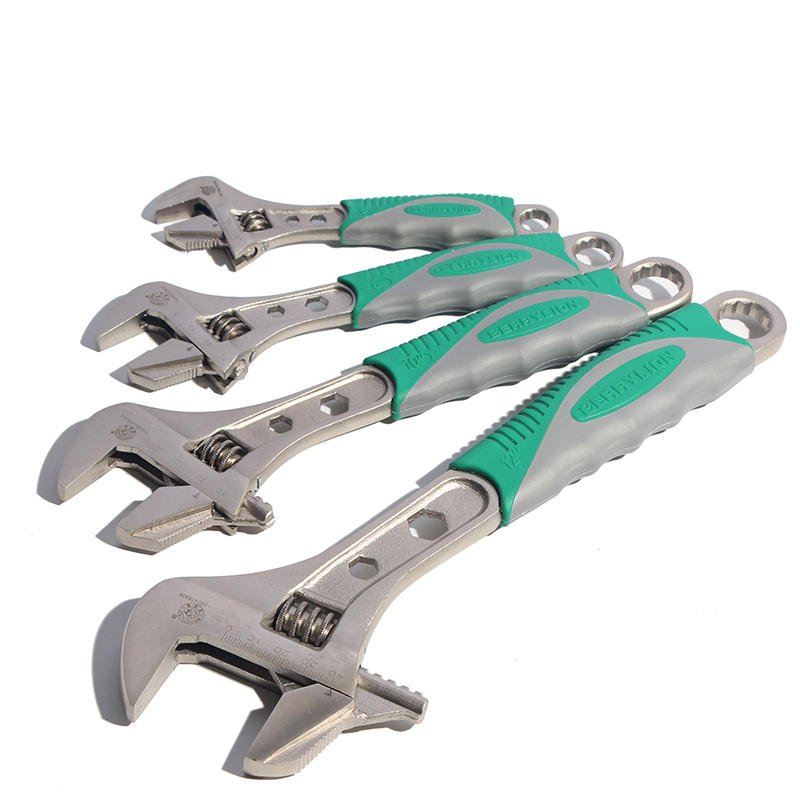 Adjustable Universal Wrench Spanner 6/8/10/12Inch Wrench Set With Allen Key Ratchet Wrench