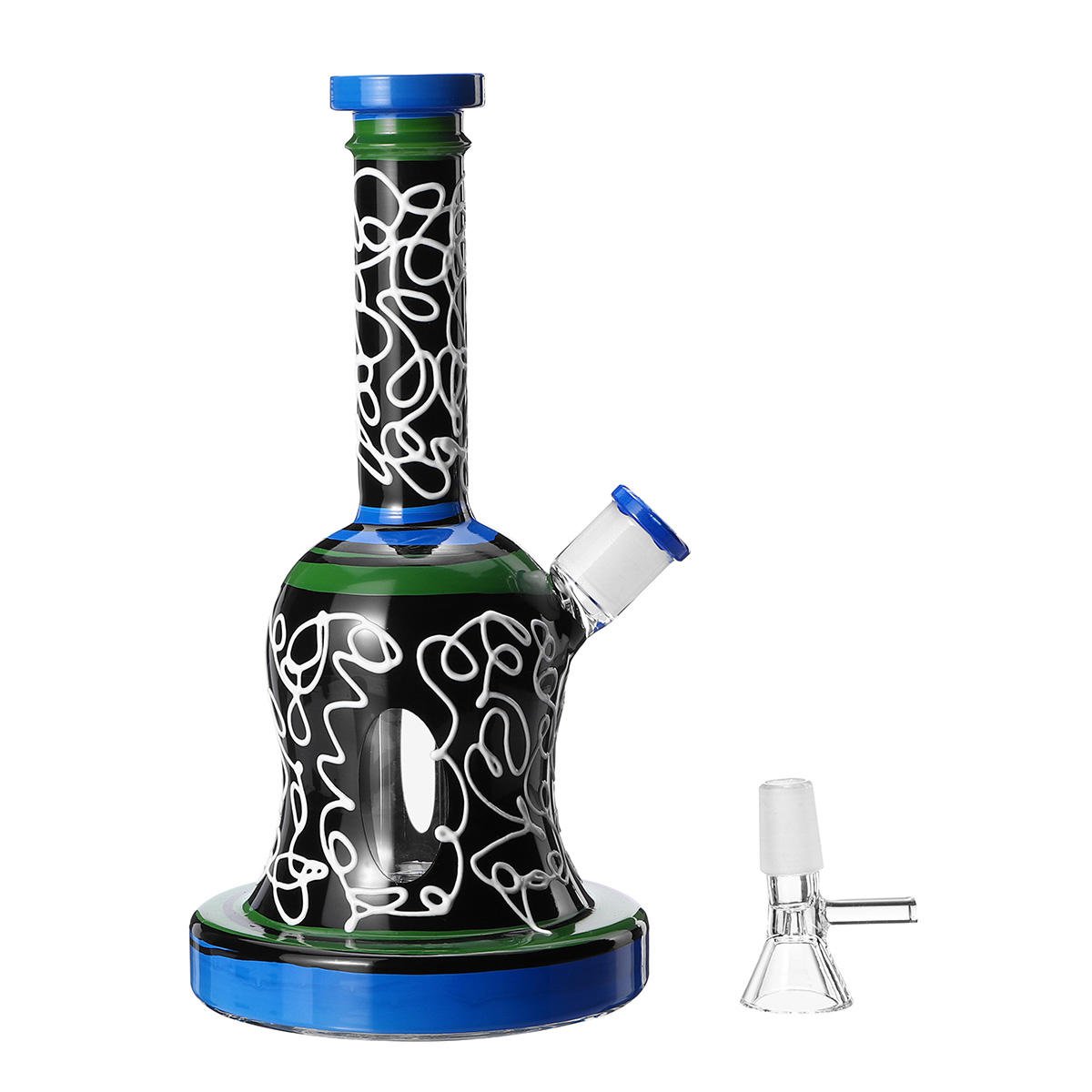 21cm Water Glass Bong Pipe Bottle Glass Bongs Hookah Water Pipe