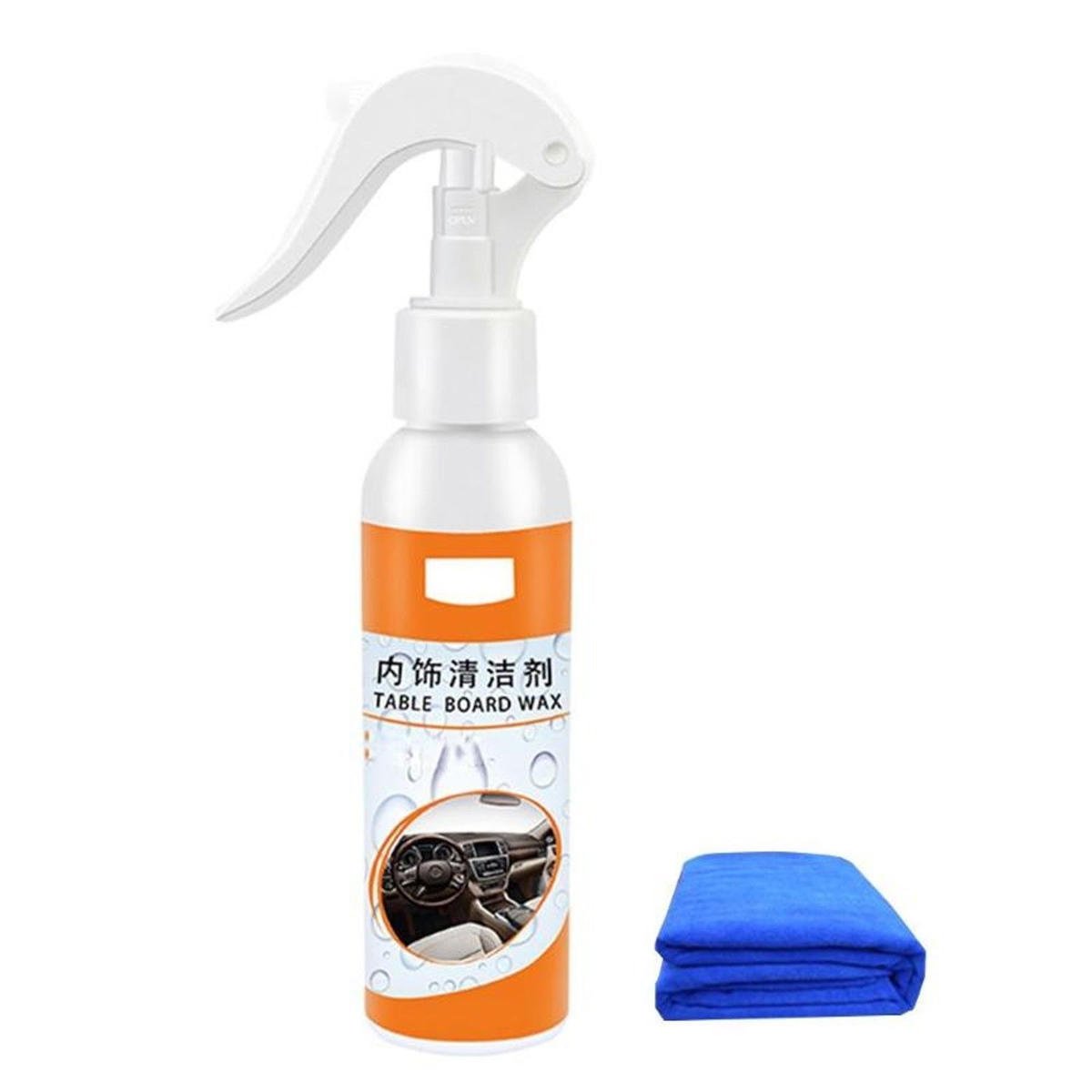 120 ml Auto Car Plastic Plating Refurbishing Agent Surfaces Interior Spray Cleaner