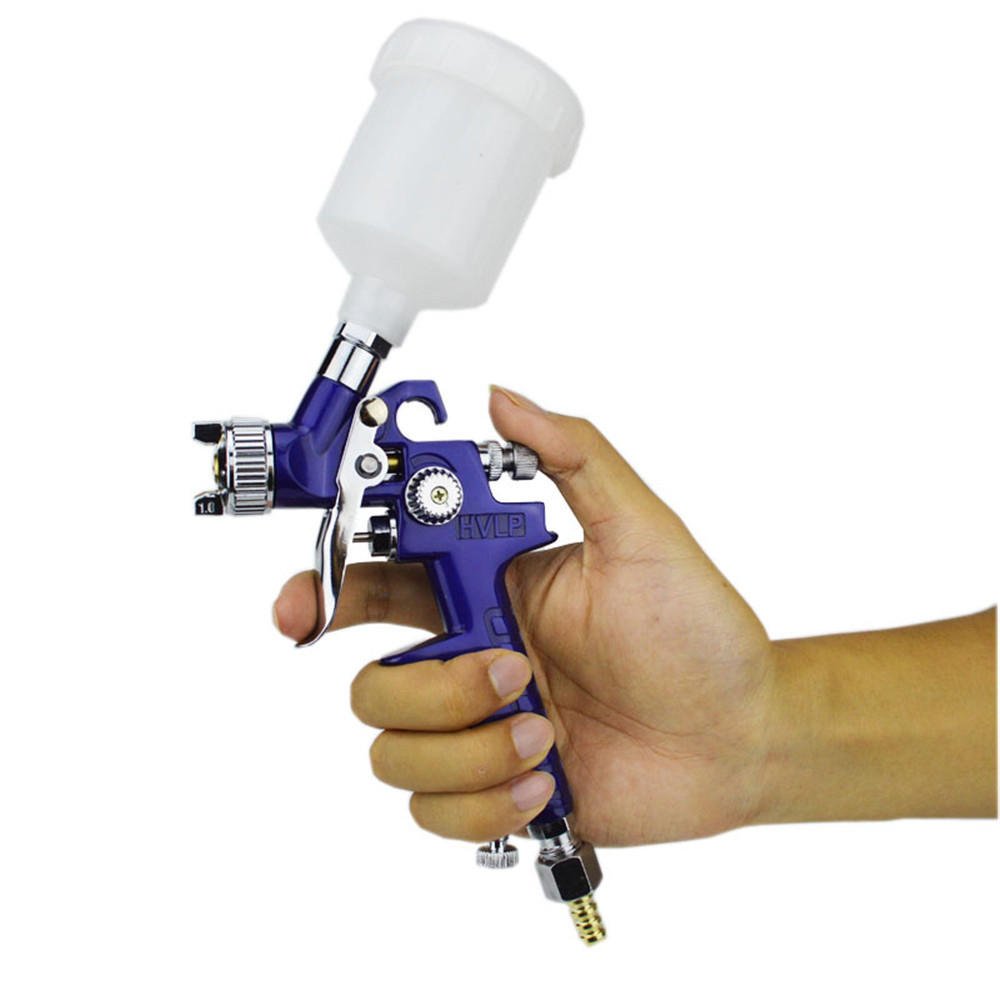 0.8mm/1.0mm Nozzle H-2000 Professional HVLP Spray Gun Mini Air Paint Spray