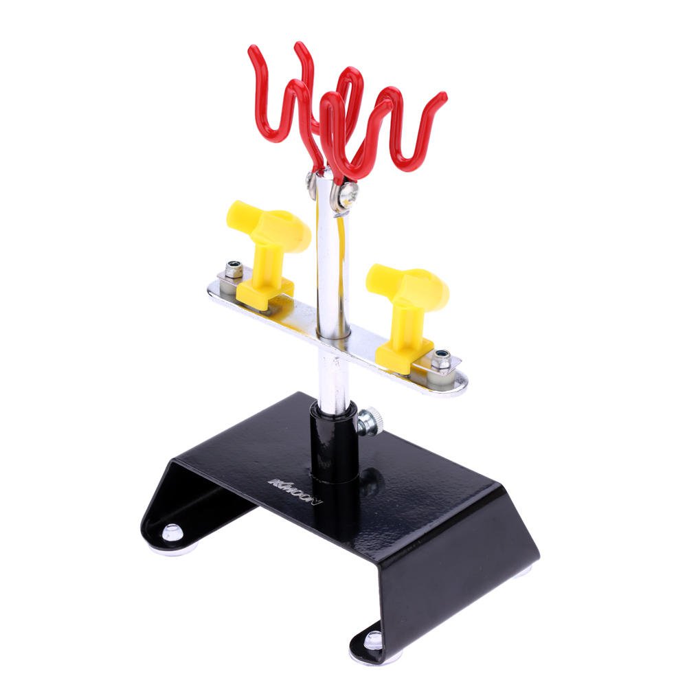 T30 Airbrush Holder Paint Spray Gun Holding Clamp On Mount Table 4 Airbrushes Swivel Tilt Set