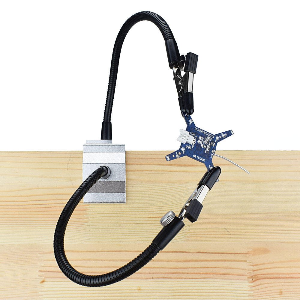 Bench Vise Aluminum Table Clamp Soldering Iron Holder Soldering Station