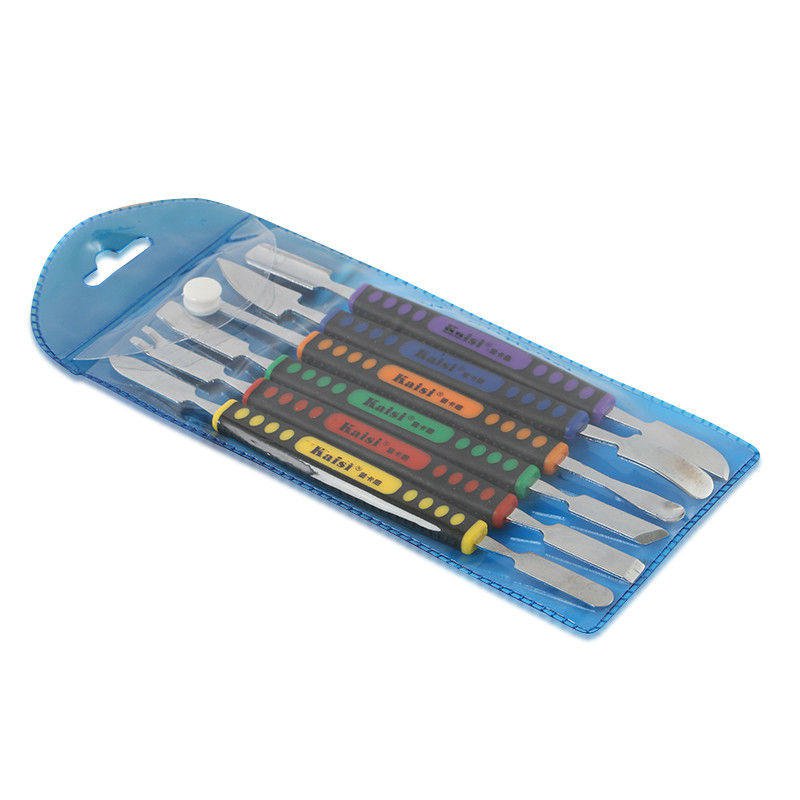 6pcs Dual Ends Metal Spudger Set Prying Opening Repair Kit Hand Tool Sets, iPhone iPad Tablet Phone