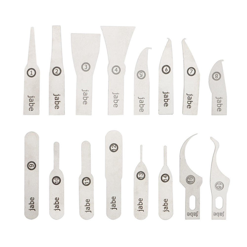 16Pcs IC Chip Repair Cutter Blade CPU Remover NAND Mainboard Repair, iPhone Processors