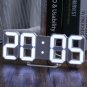 3D Digital Clock wall deco Glowing Night Mode Adjustable Electronic Table Led Clock