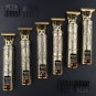 Gold USB Hair Cutting Rechargeable Man Shaver Trimmer Barber Professional Beard Trimmer