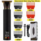 Black USB Hair Cutting Rechargeable Man Shaver Trimmer Barber Professional Beard Trimmer