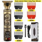 Metal Dragon USB Hair Cutting Rechargeable Man Shaver Trimmer Barber Professional Beard Trimmer