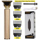 Gold USB Hair Cutting Rechargeable Man Shaver Trimmer Barber Professional Beard Trimmer
