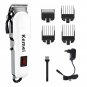Kemei professional hair clipper adjustable hair trimmer for men rechargeable hair cut barber machine