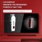 Kemei professional hair clipper adjustable hair trimmer for men rechargeable hair cut barber machine