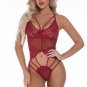 Cut-out Contrast Lace Teddy Bodysuit