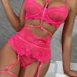 Just Want You Lace 5 Piece Garter Set