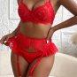 Just Want You Lace 4 Piece Garter Set