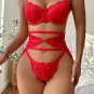 Sweetie Dreams Embroidered 4 Piece Garter Set