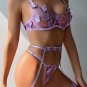 Purple Sweet Desire Butterfly 3 Piece Set