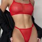 Neutral Mesh Bra Set