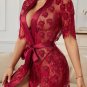 Special Lover Lace PJ Robe Set