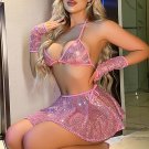 Under The Moonlight Sequins 4 Piece Costume Set