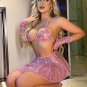 Under The Moonlight Sequins 4 Piece Costume Set