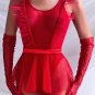 Red Try Again Mesh Teddy and Skirt Set