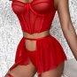 Midnight Beauty Longline Bra Set