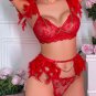 Tail Feather Tease Bra Set