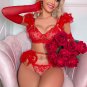 Tail Feather Tease Bra Set
