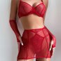 Classic Beauty Bra and Garter Set