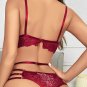 Get Over You Strappy 3 Piece Garter Set