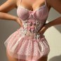 Captivating Corset-Style Lingerie with Bows