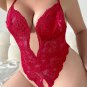 Plus Size Deep V Lace Teddy