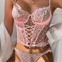 Stunning Longline Lace Bra Set