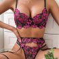 Floral Passion Lace Bra Set