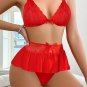Delicate Romance Lace Bra and Skirt Set