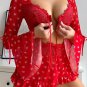 Feminine Allure Bra and Skirt Set