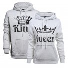 King Queen Hoodies Matching Couple Hoodies Pullover Hoodie