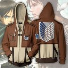 Men's Printing Long Sleeves Zipper Cardigans Hoodie