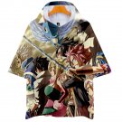 Men's 3D Print Casual Short Sleeve Pullover Hoodie