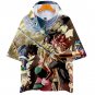 Men's 3D Print Casual Short Sleeve Pullover Hoodie