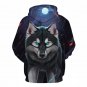 Men's 3D Print Long Sleeve Hooded Sweatshirts