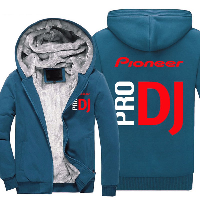 Men's Hooded Zipper Front Jacket Winter Thicken Fleece Lined Sweatshirts