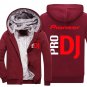 Men's Hooded Zipper Front Jacket Winter Thicken Fleece Lined Sweatshirts
